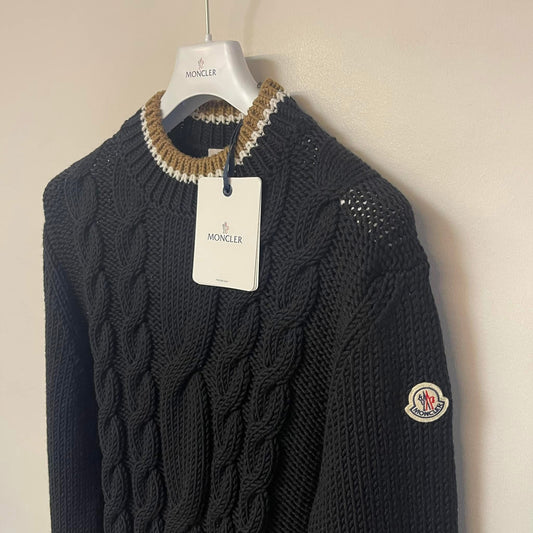 Moncler Tricolour Wool Jumper - Size XL