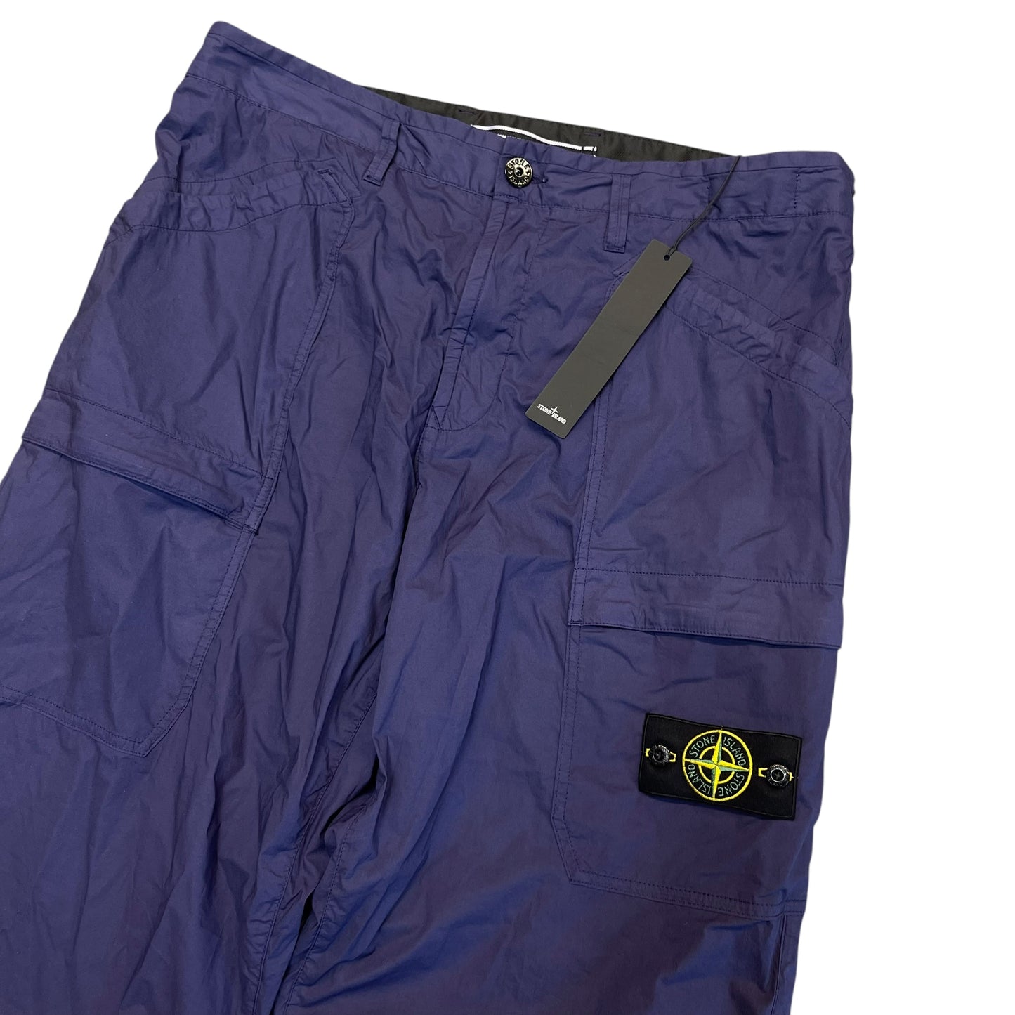 Stone Island Navy Cargo Pants - W36