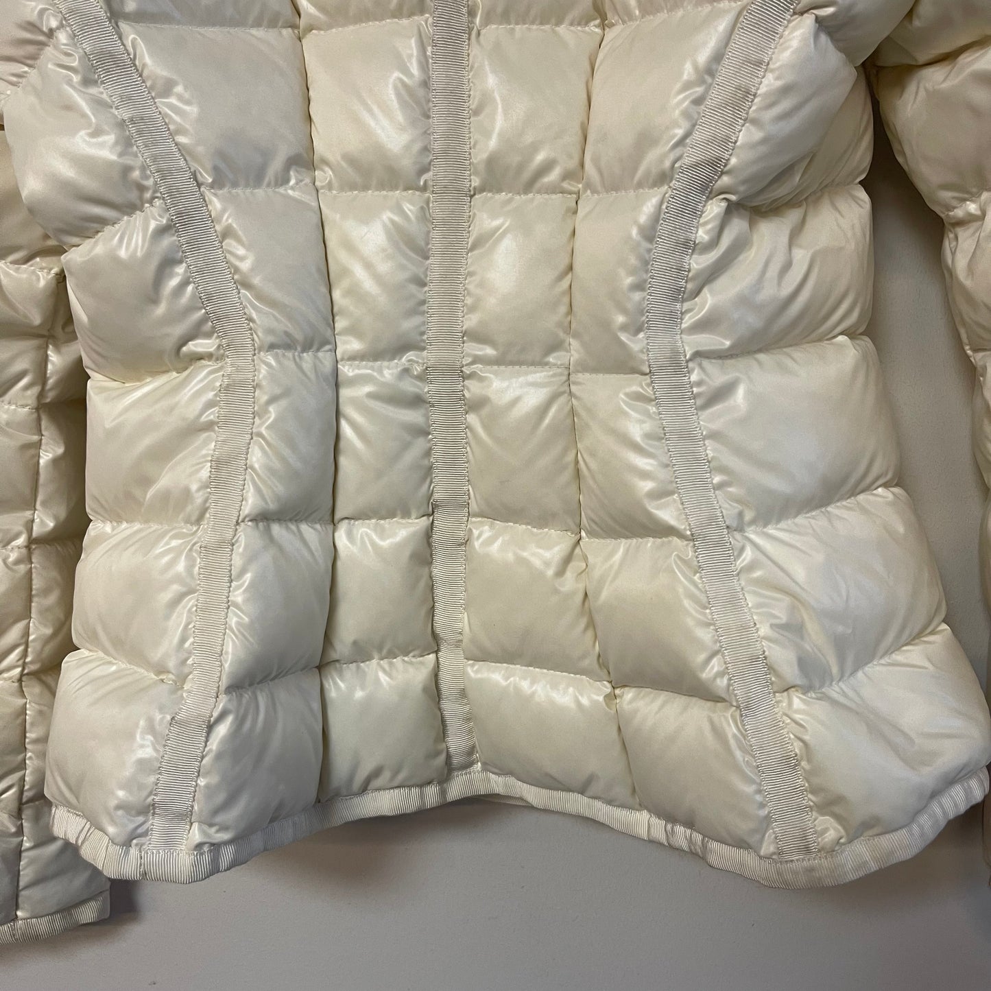 Moncler Ladies Armoise Fur Down Jacket - Size S