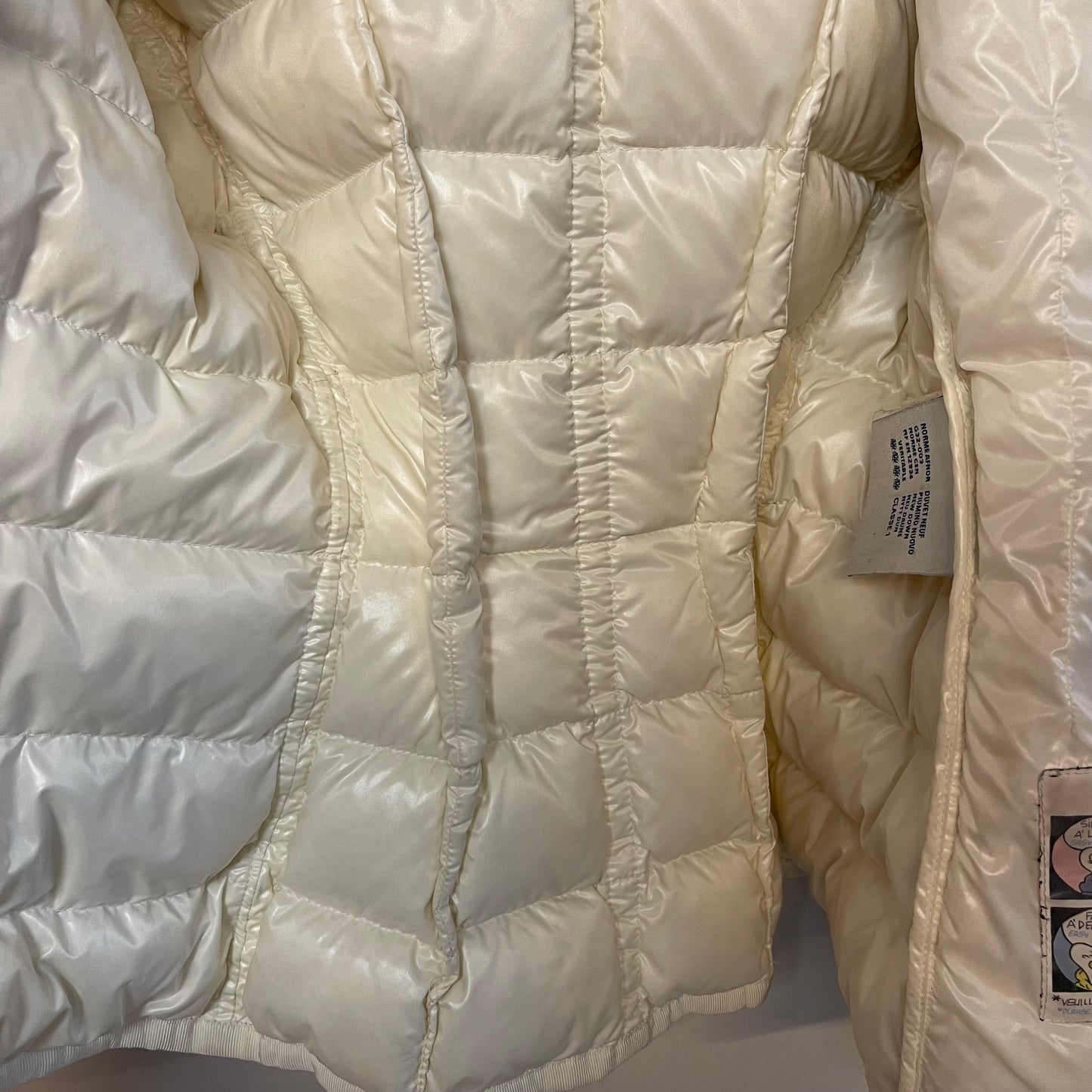 Moncler Ladies Armoise Fur Down Jacket - Size S