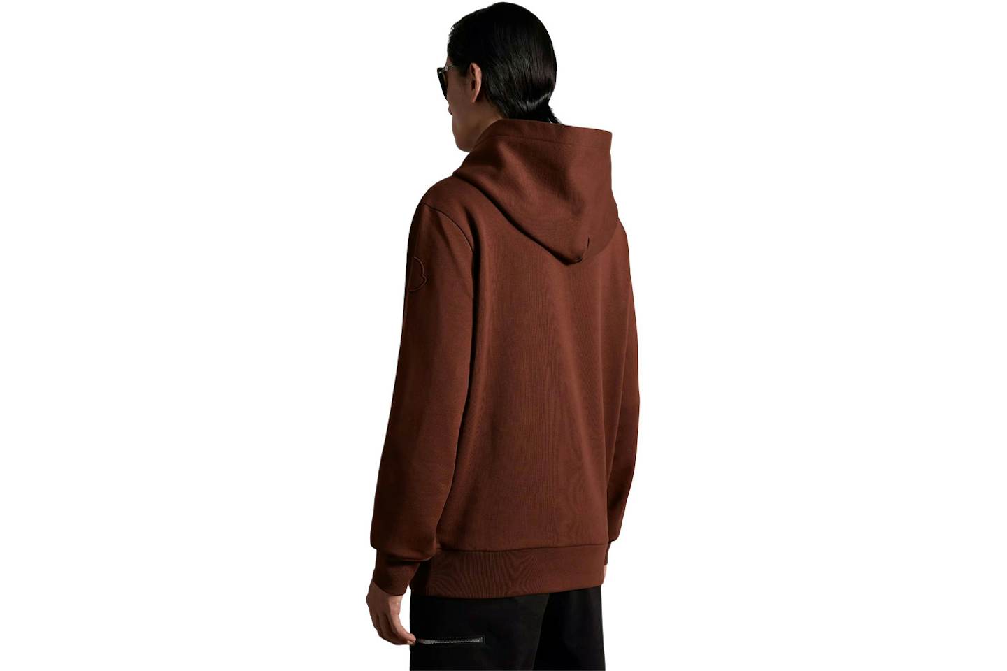 Moncler Arch Logo Hoodie Brown - Size L