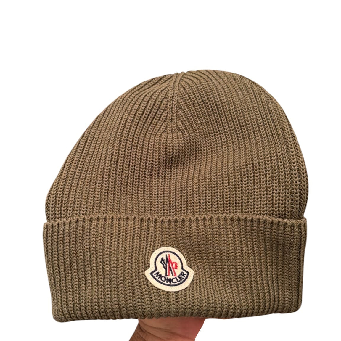 Moncler Cotton Beanie Khaki