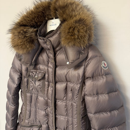 Moncler Ladies Hermifur Down Jacket - Size 1