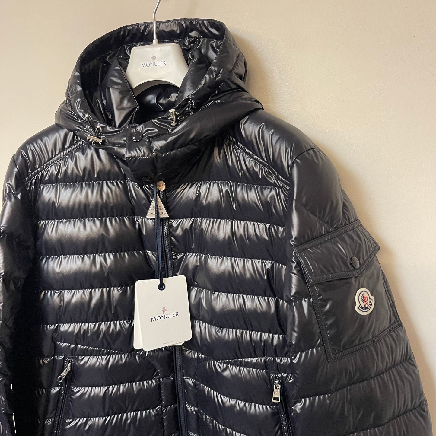 Moncler Lauros Hooded Down Jacket - Size 6
