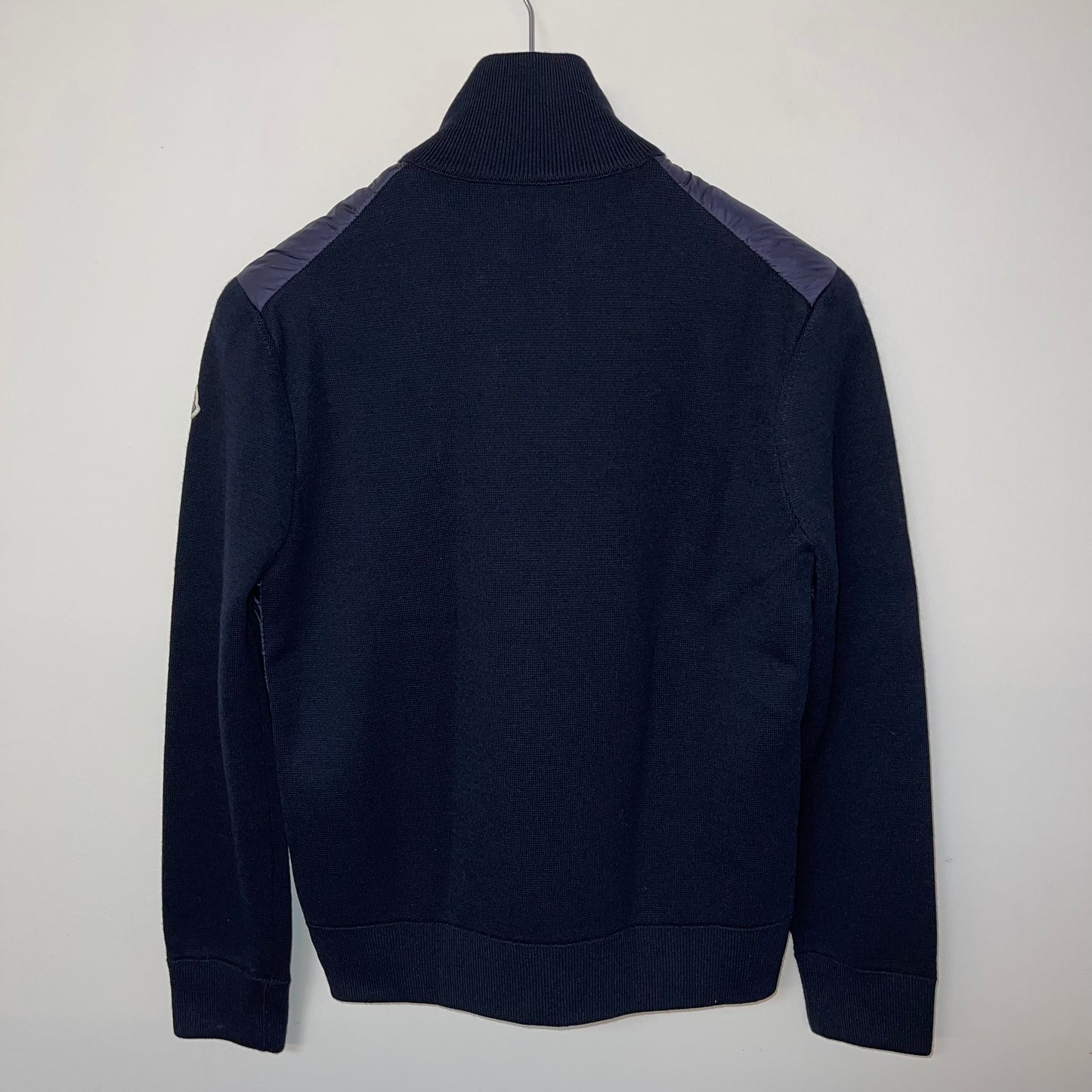 Moncler Padded Cardigan Navy
