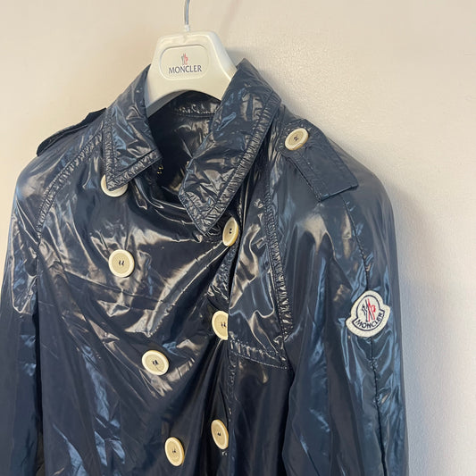 Moncler Ladies Long Trench Coat - Size 2