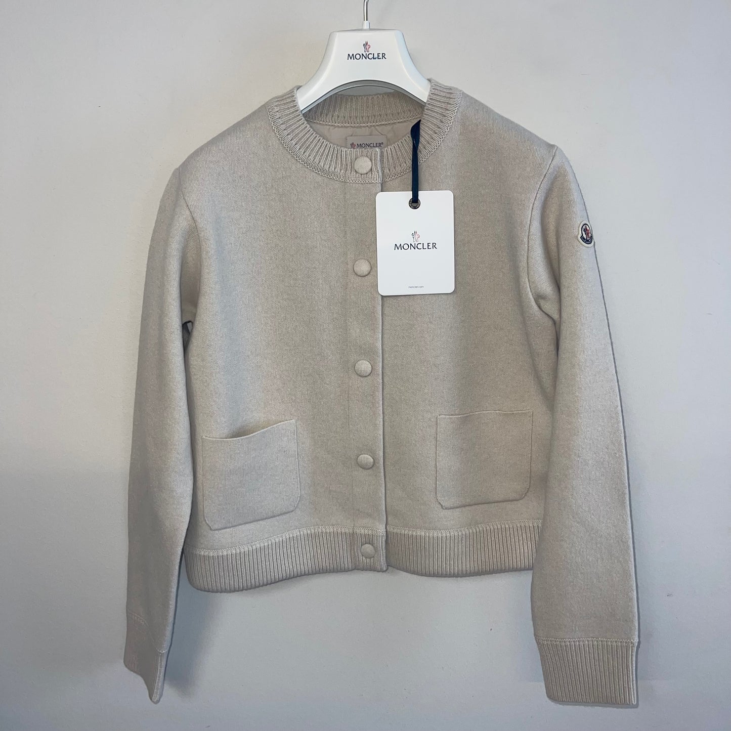 Moncler Ladies Padded Cardigan - Size XS