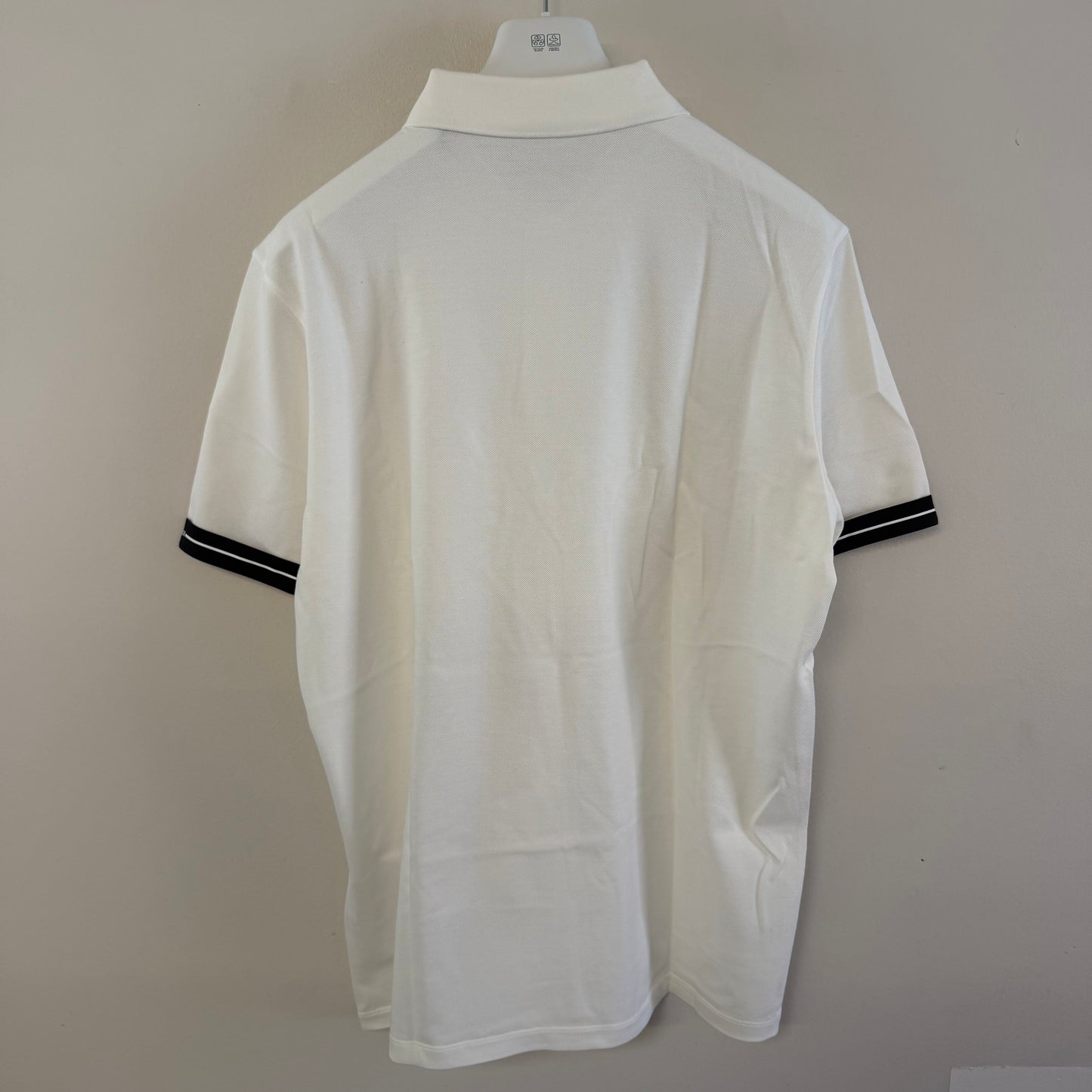Moncler Mens Polo Shirt White - Size XXL