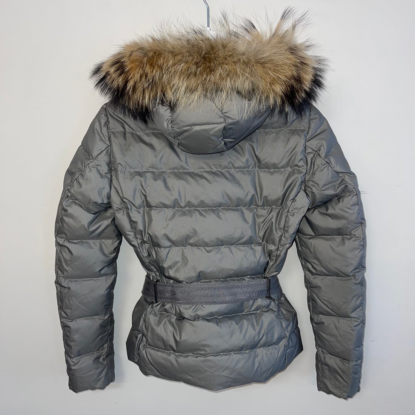 Moncler Ladies Angers Fur Down Jacket - Size 1
