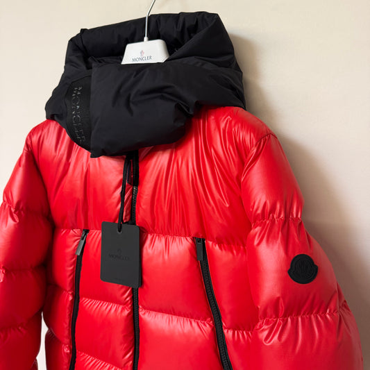 Moncler Zubair Down Jacket Red - Size 5