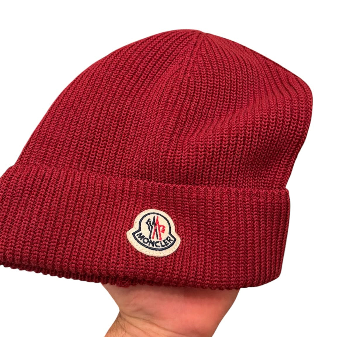 Moncler Cotton Beanie Red