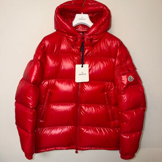 Moncler Ecrins Down Jacket Red - Size 6