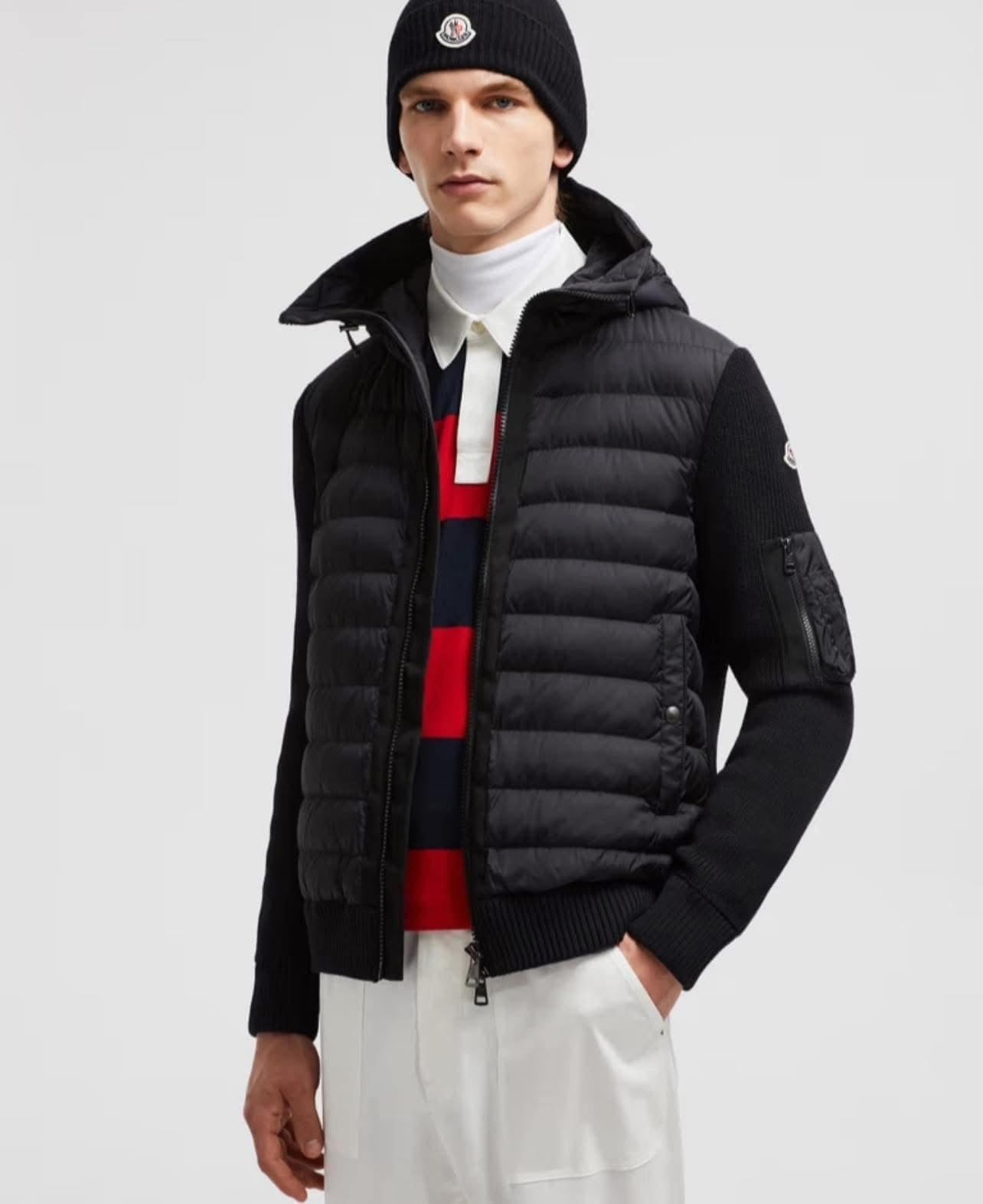 Moncler Mens Padded Cardigan - Size M XL XXXL