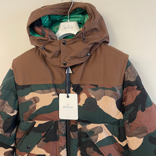 Moncler Cavet Down Jacket Camo