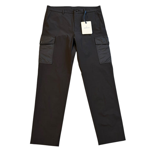 Moncler Cargo Trousers Black - Size 48