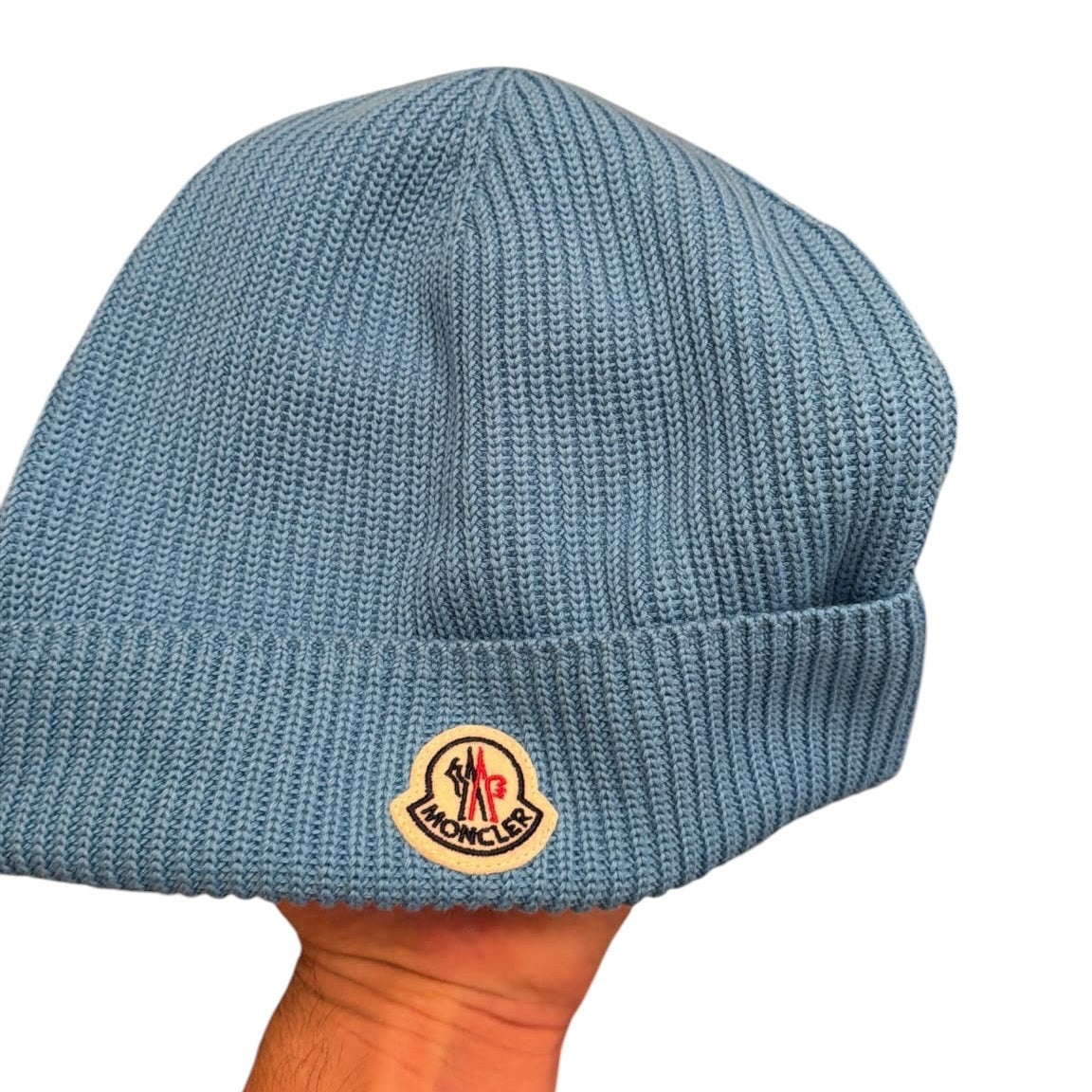 Moncler Cotton Beanie Babyblue