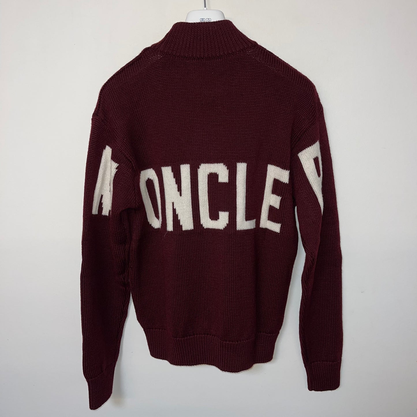 Moncler Mens Woolen Knitted Cardigan - Size L