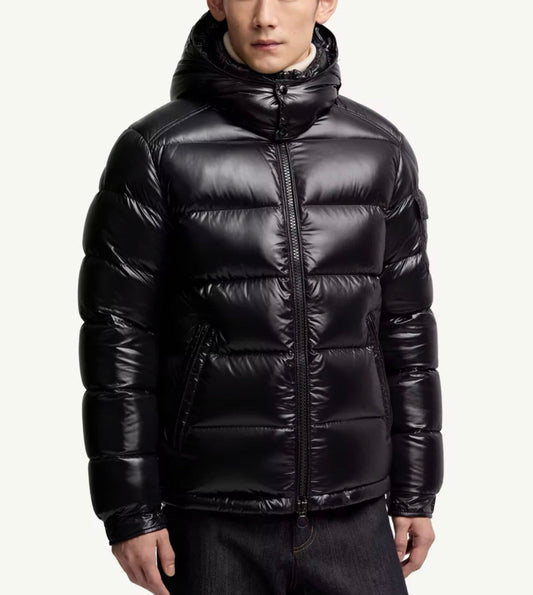 Moncler Mens Maya Down Jacket Black