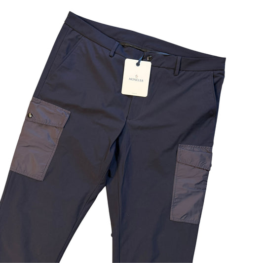 Moncler Cargo Trousers Navy - Size 54