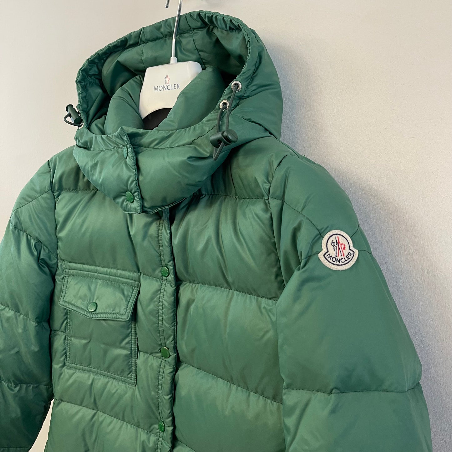 Moncler Long Ladies Meina Down Jacket - Size 1