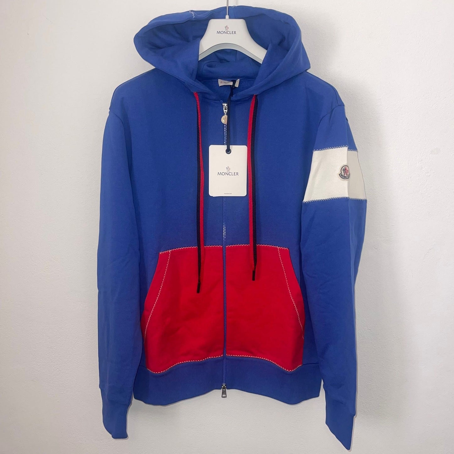 Moncler Zip Up Hoodie Blue - M/L/XL