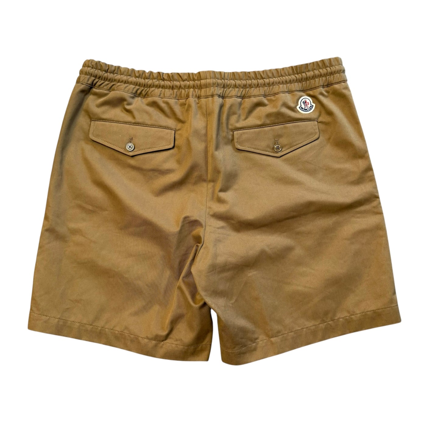 Moncler Drawstring Shorts Light Brown - Size 54