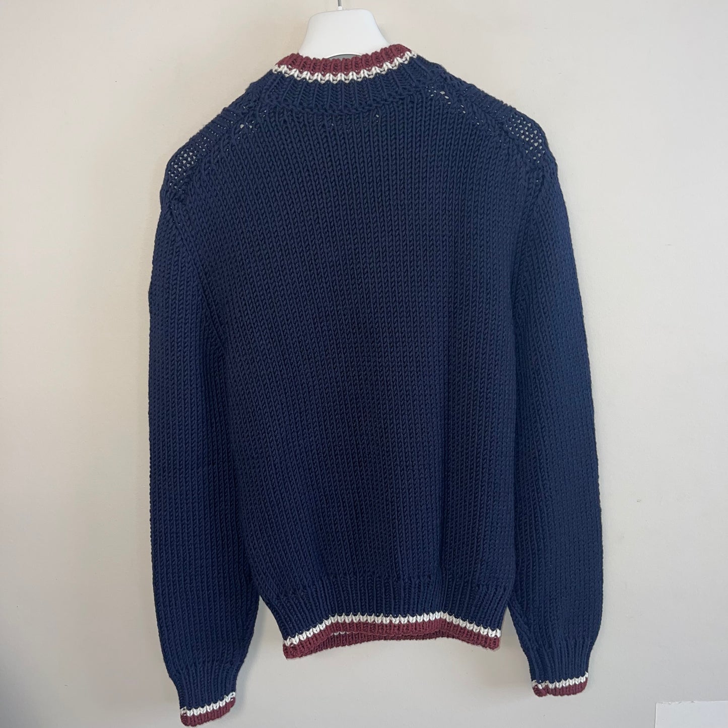 Moncler Tricolour Wool Jumper - Size XXL