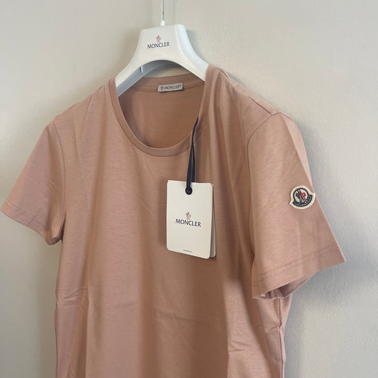 Moncler Ladies Tshirt Pink - Size S & L