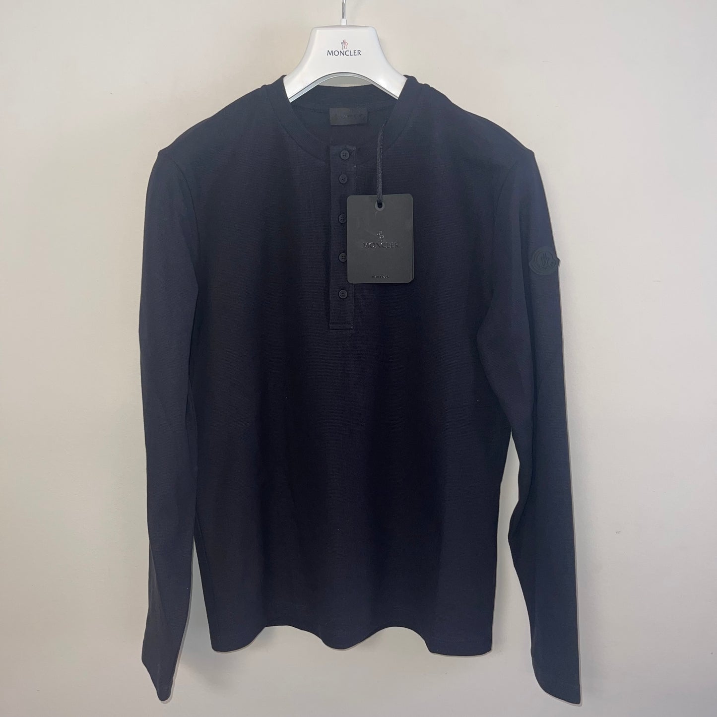Moncler Long Sleeve Polo Shirt - Size M & L