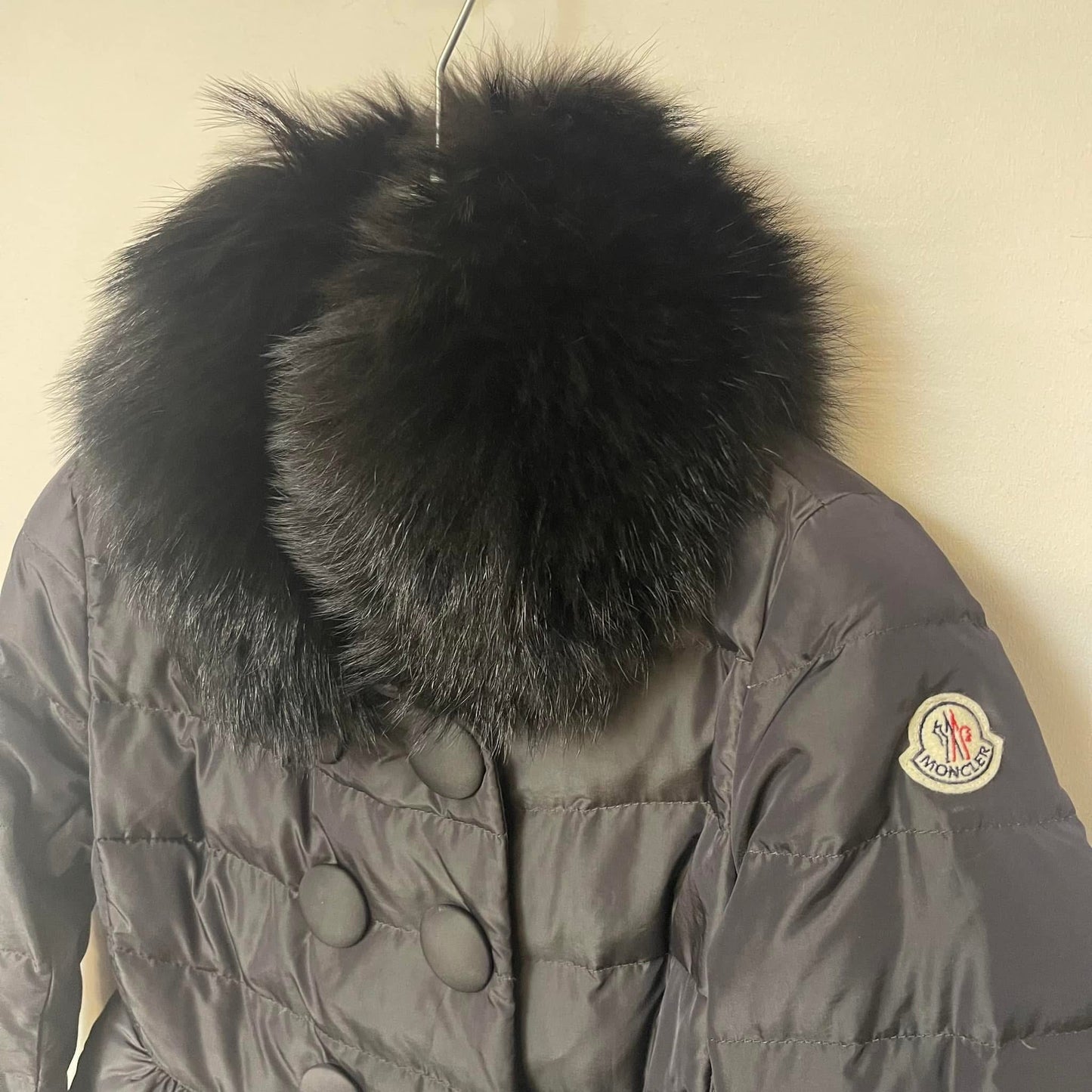 Moncler Ladies Kellyfur Down Jacket - Size 0