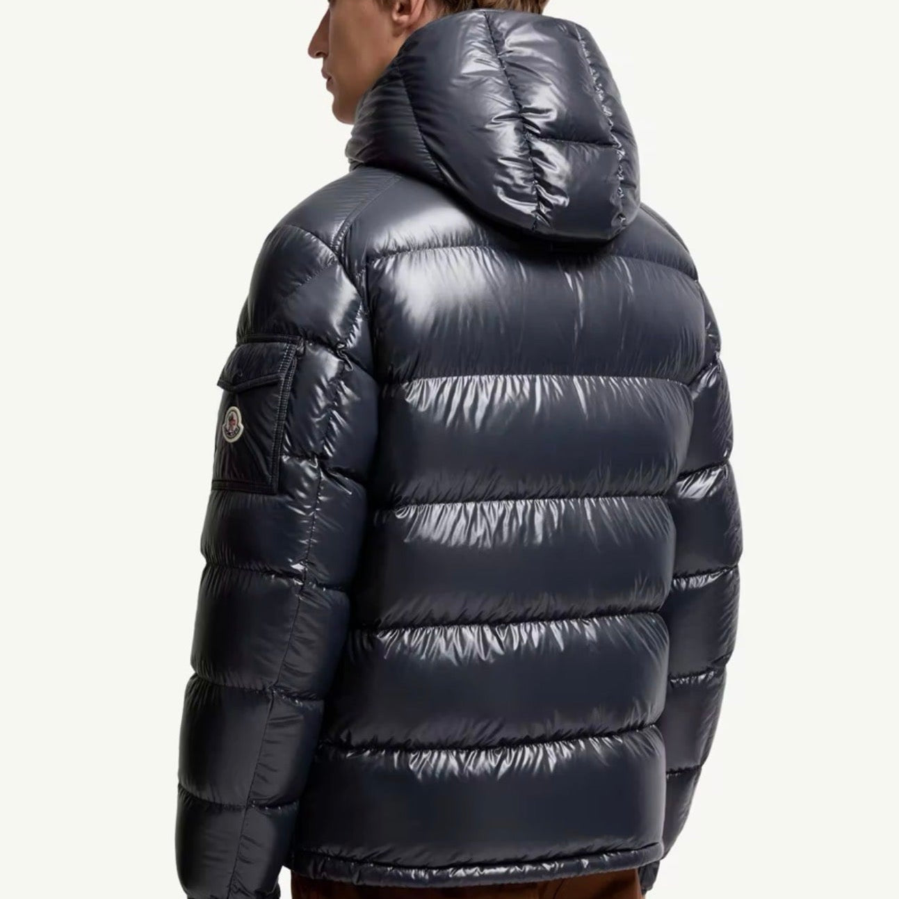Moncler Mens Maya Down Jacket Navy
