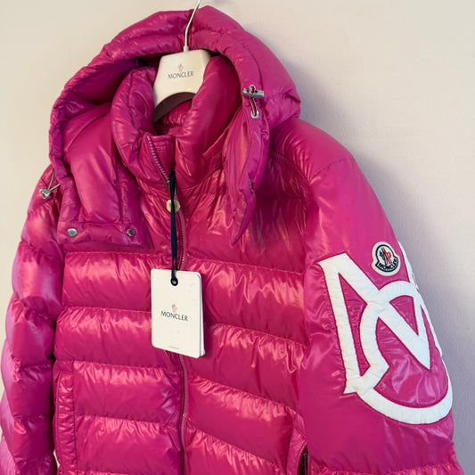 Moncler Saulx Down Jacket Pink - Size 3