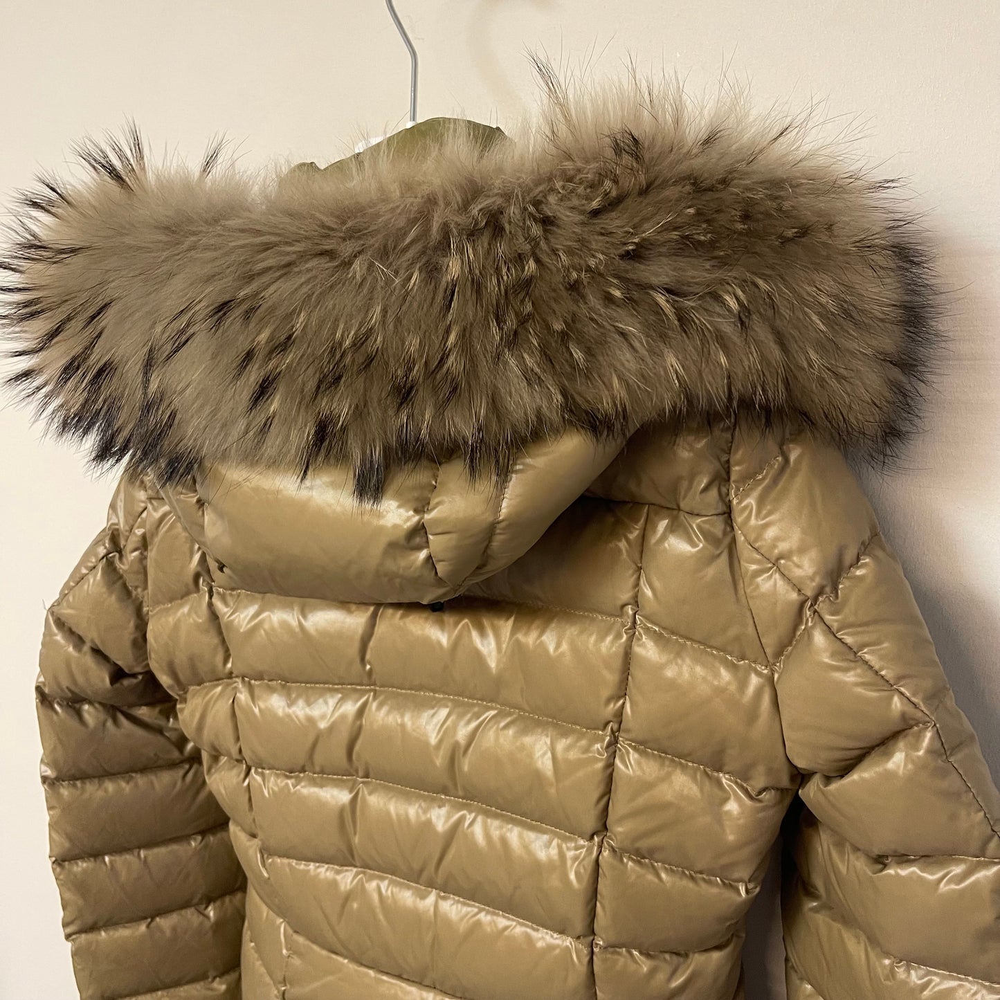 Moncler Ladies Grenoble Bever Fur Down Jacket - Size 0