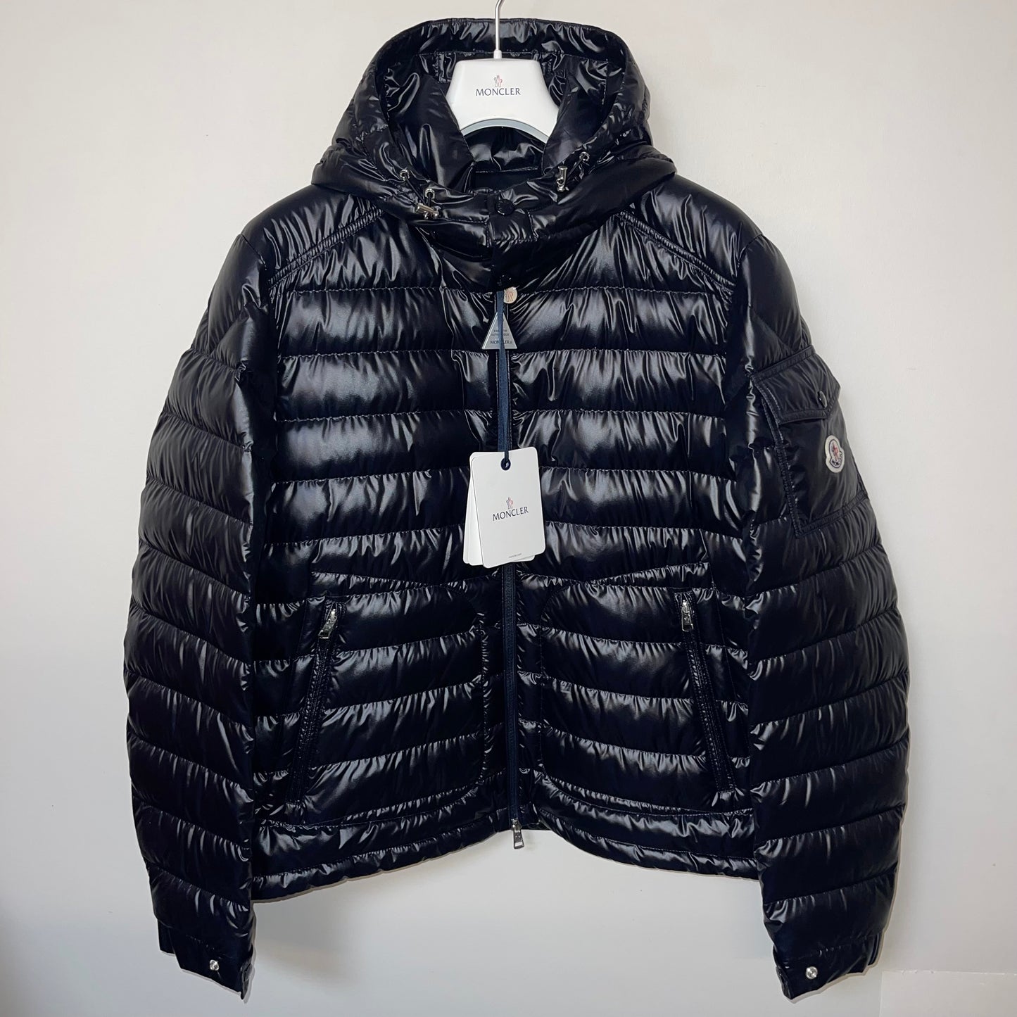 Moncler Lauros Hooded Down Jacket - Size 6