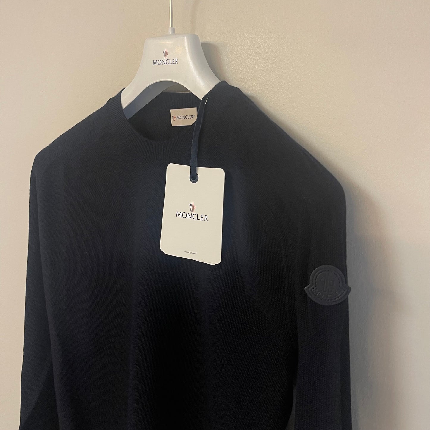 Moncler Mens Woolen Cashmere Sweater - Size M