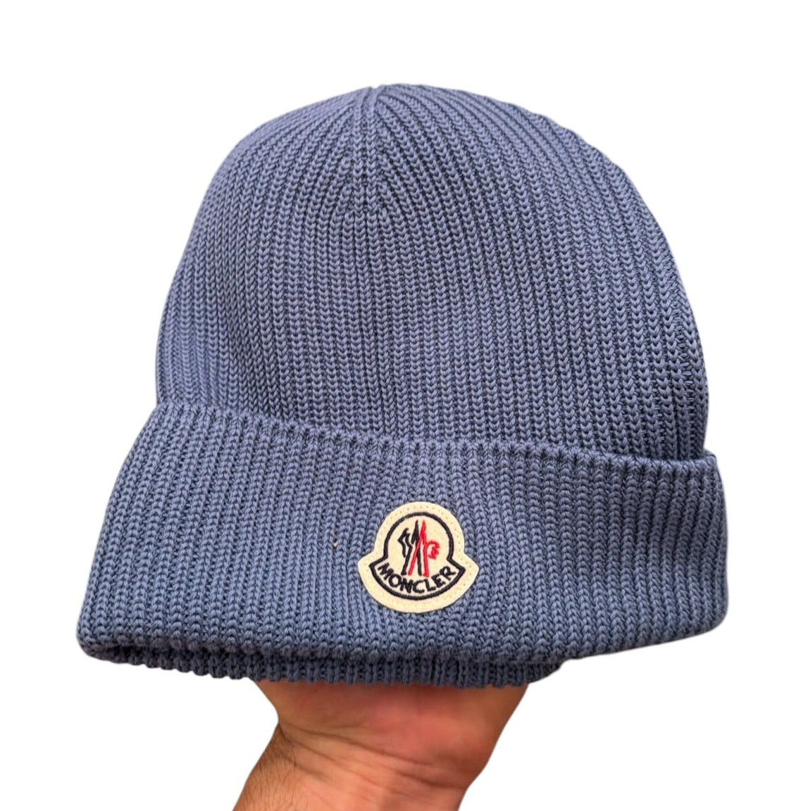 Moncler Cotton Beanie Babyblue