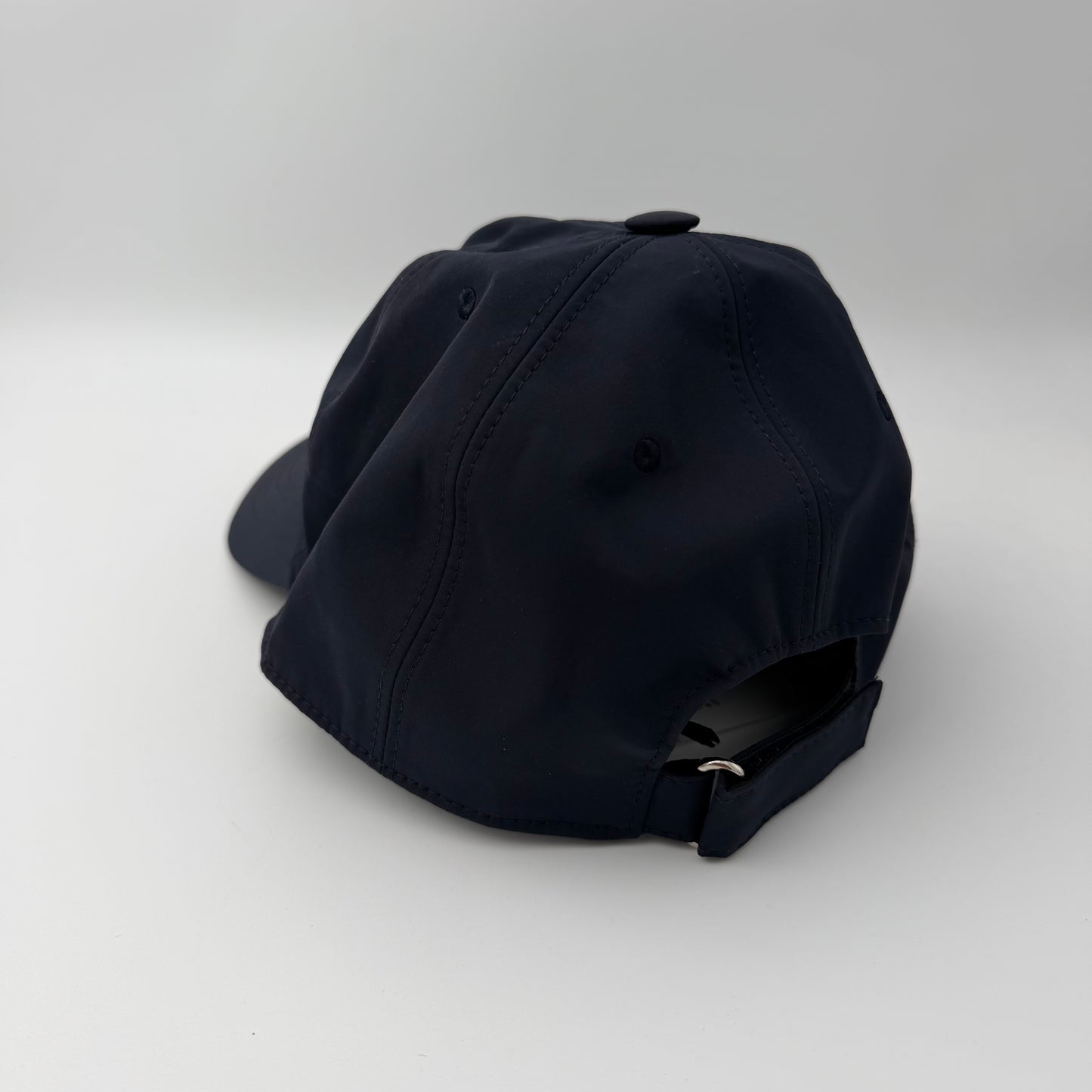 Moncler Thick Cotton Baseball Cap Navy