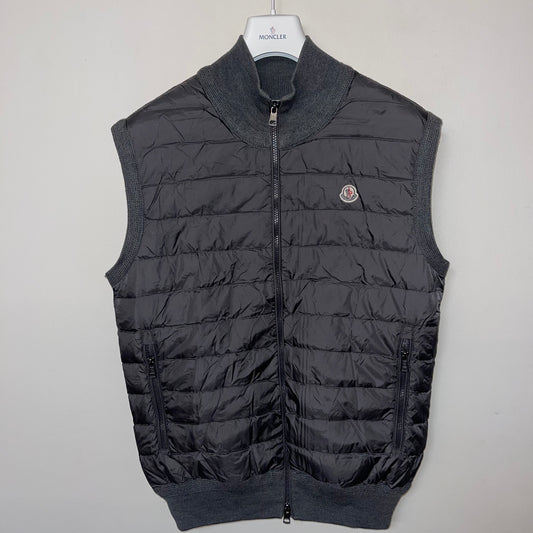 Moncler Mens Tricot Gilet - Size L/XL