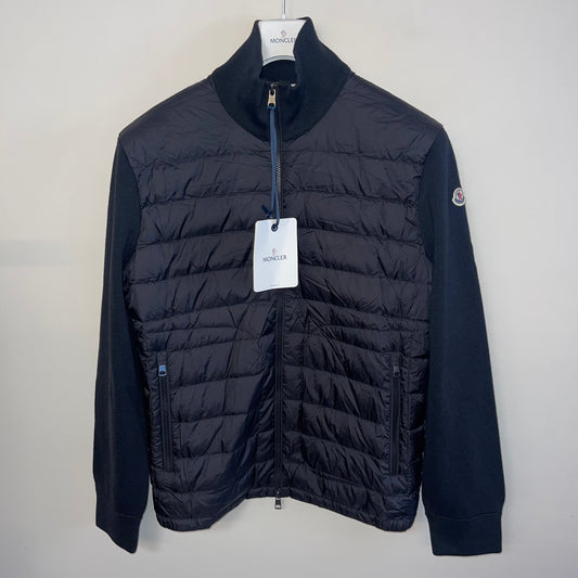Moncler Padded Cardigan Black