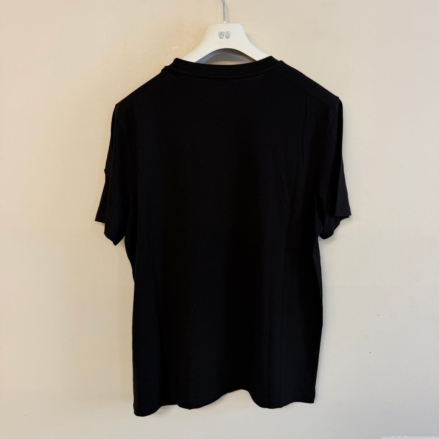 Moncler Mens Matt Black Tshirt - Size L