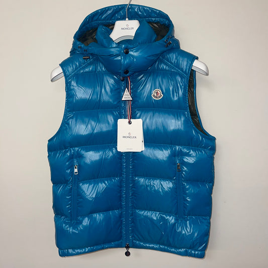 Moncler Mens Bormes Hooded Down Gilet - Size 3