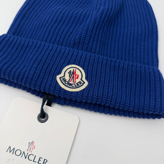 Moncler Cotton Beanie Blue