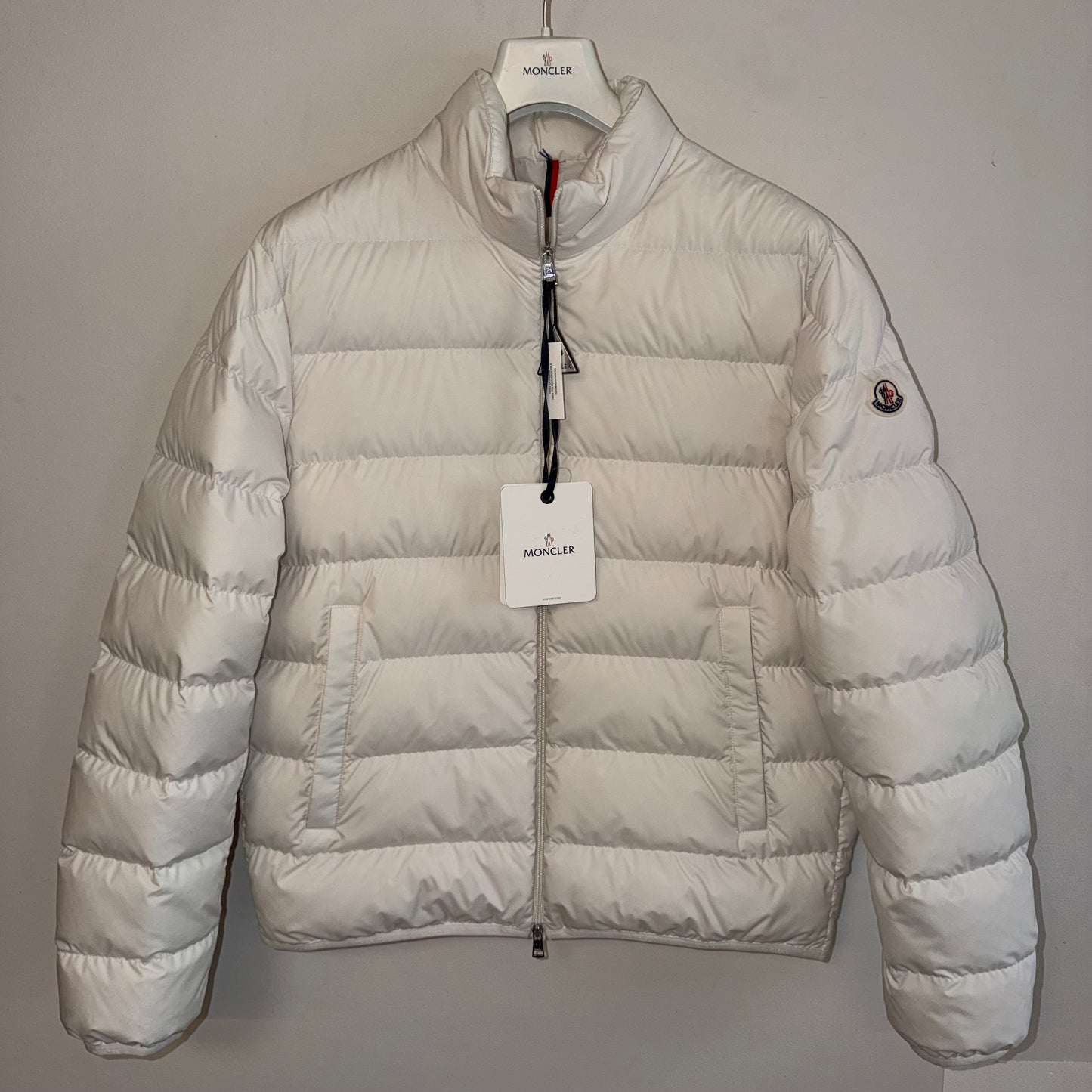 Moncler Baudinet Down Jacket White - Size 5