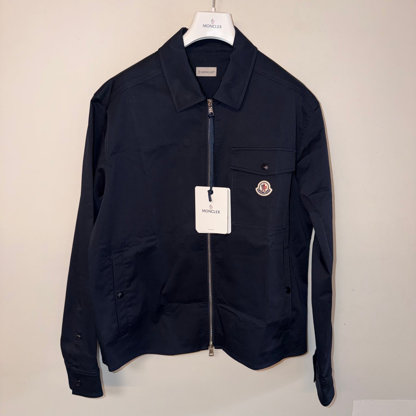 Moncler Zip Up Overshirt - Size XL