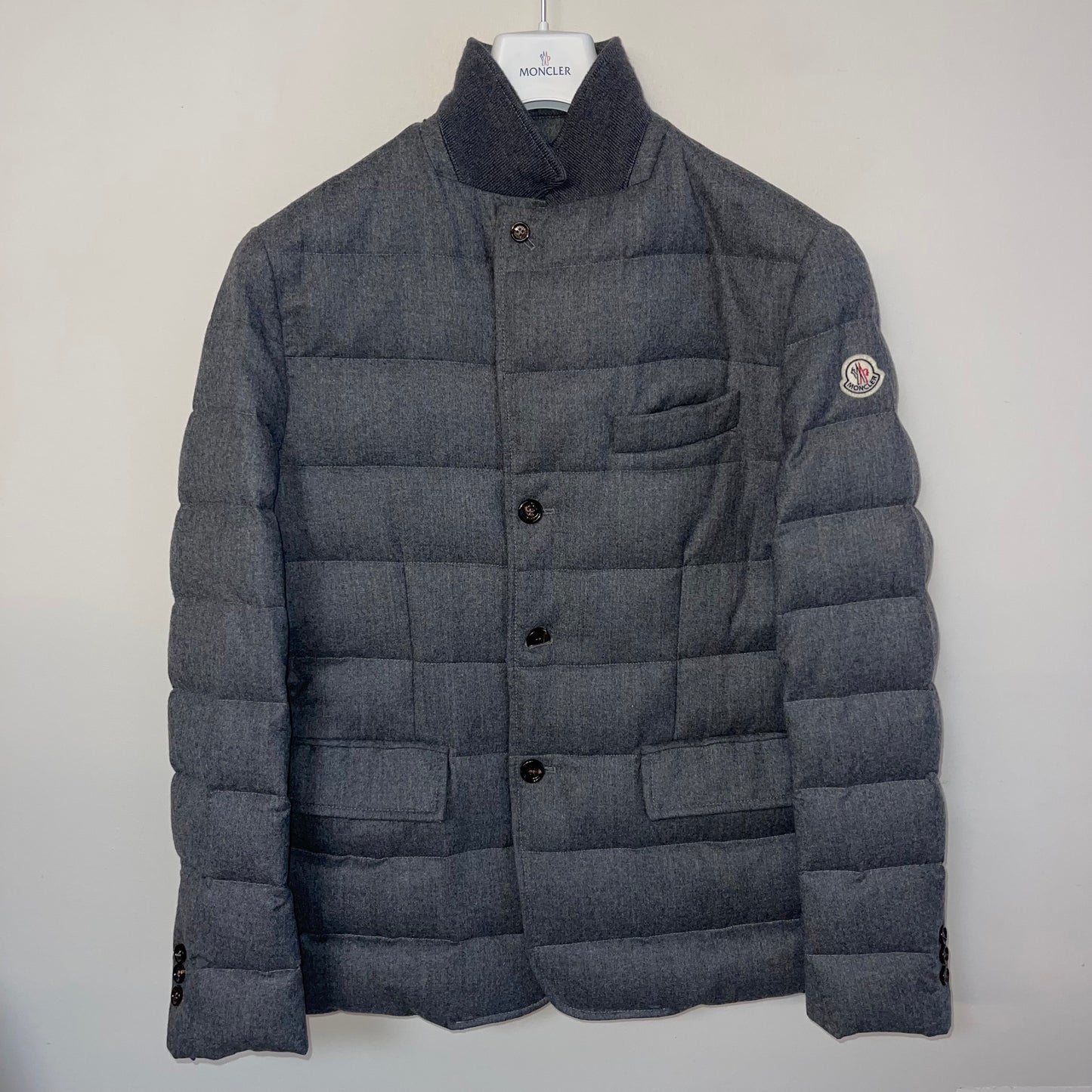 Moncler Rodin Woolen Down Jacket - Size 3