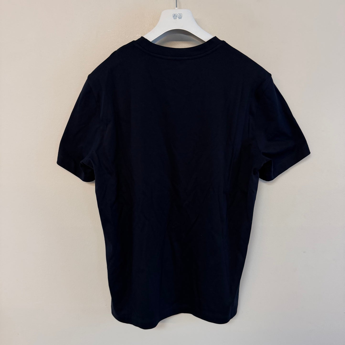 Moncler Mens Leather Logo Tshirt - Size L