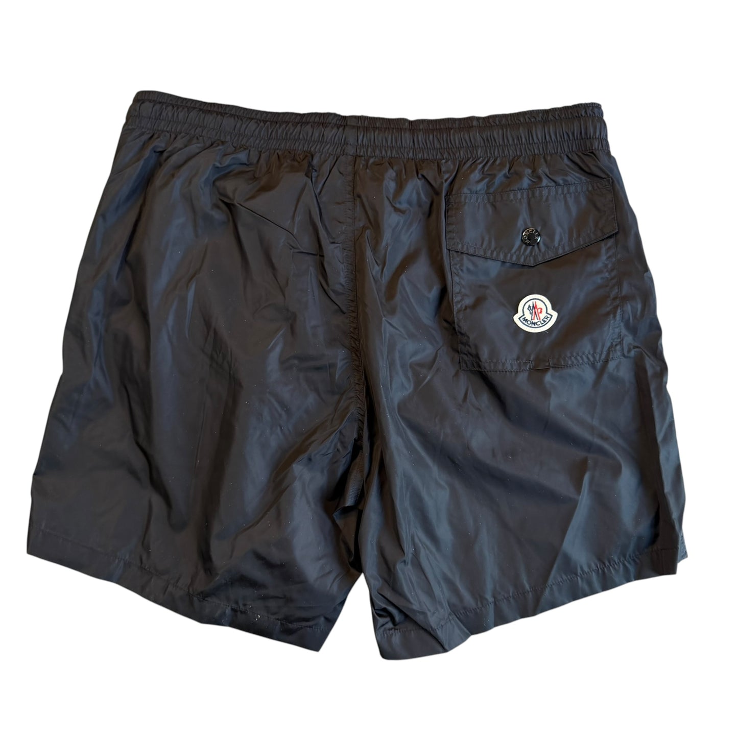 Moncler x Spiderman Mens Swim Shorts Black - Size L