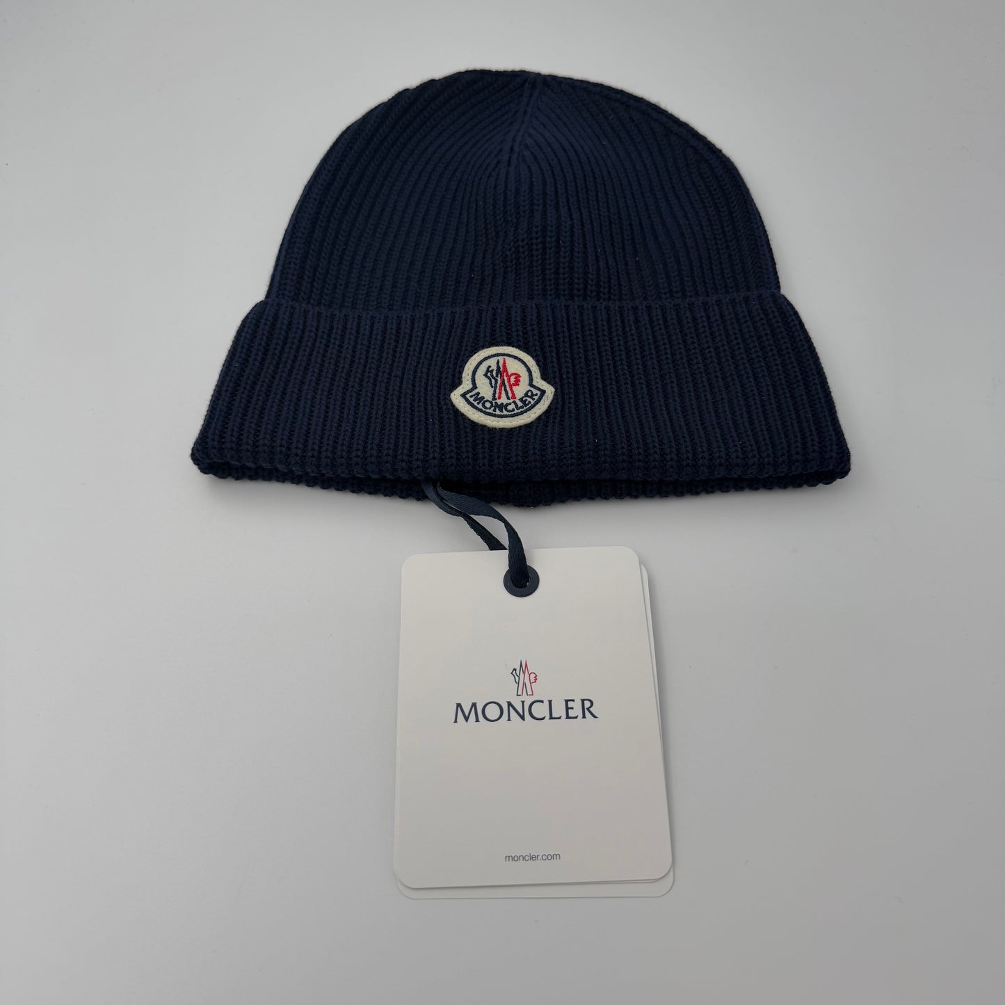 Moncler Cotton Beanie Navy