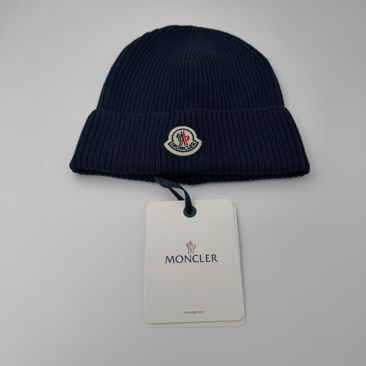 Moncler Cotton Beanie Navy