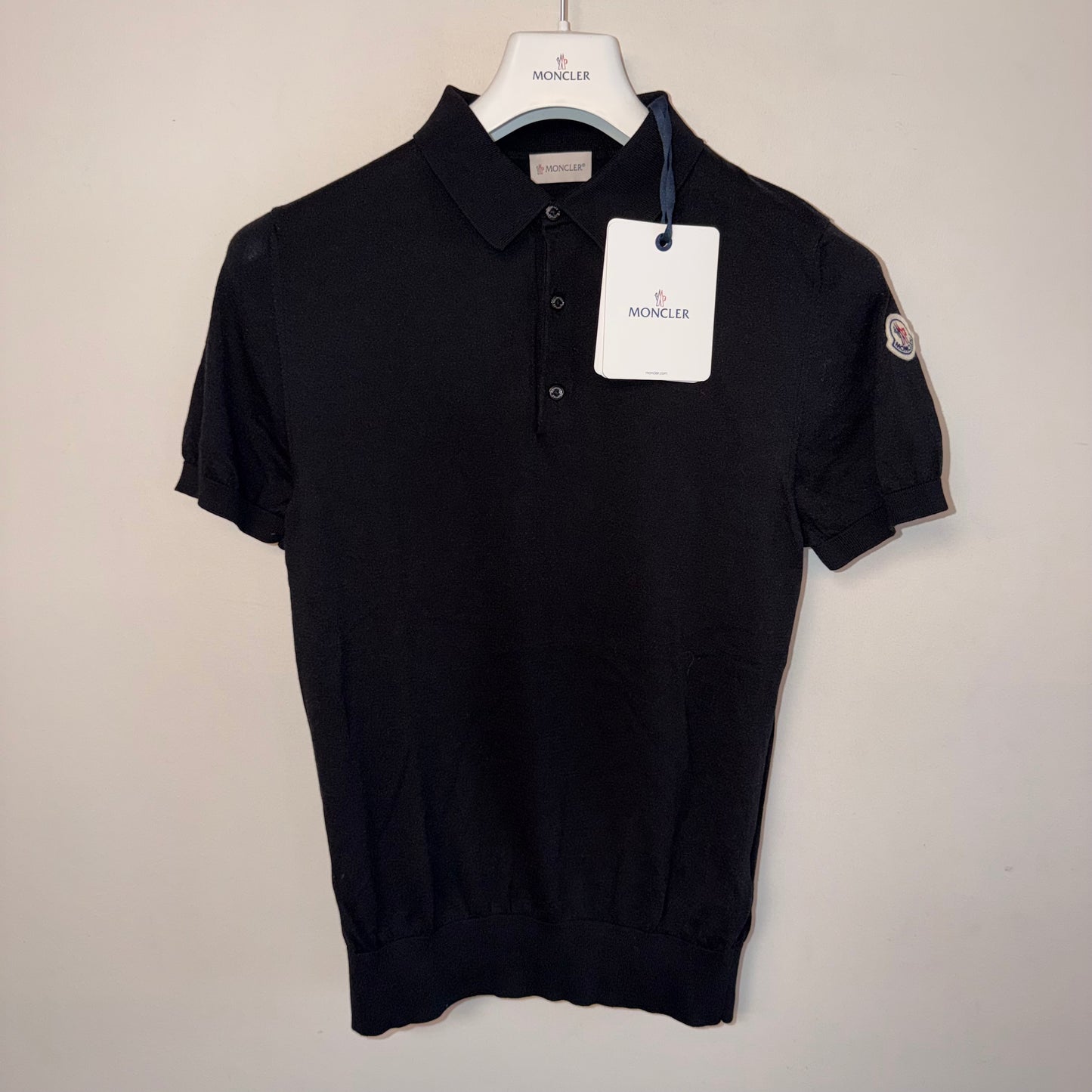 Moncler Short Sleeve Polo - Size M